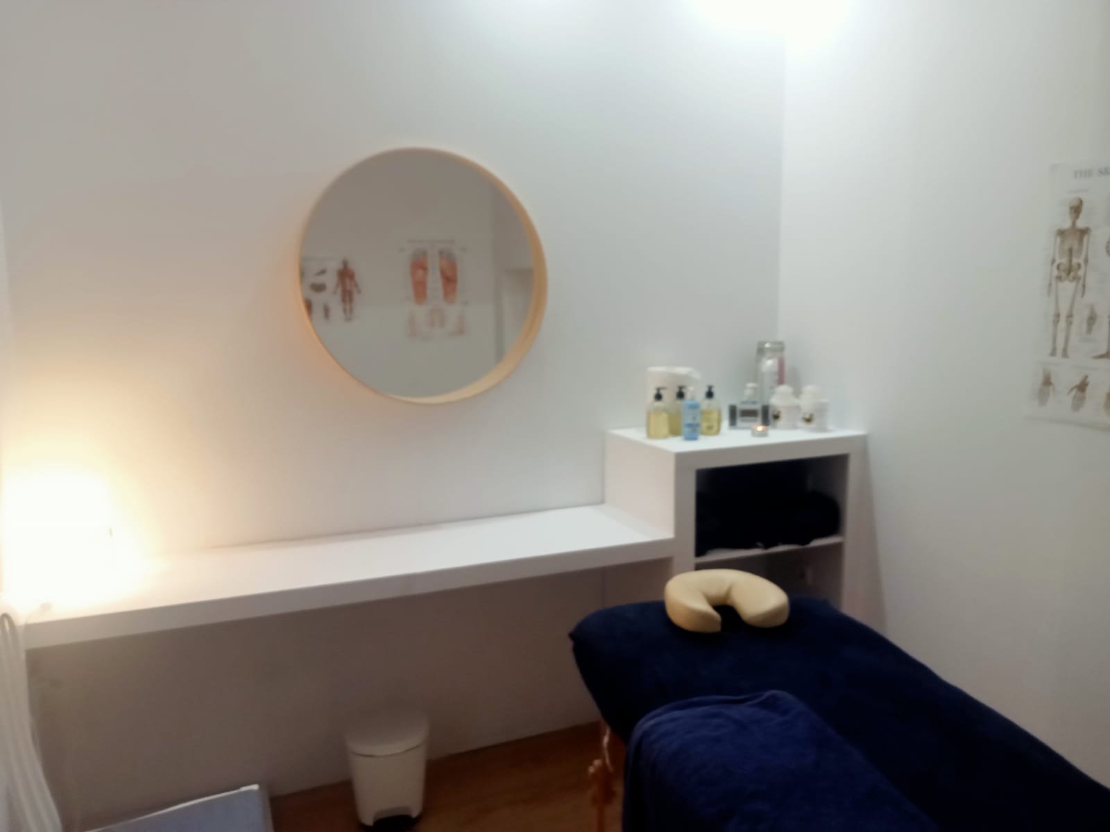 The clean and private massage treatment room in Los Cristianos